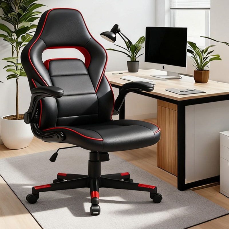 Office Furniture Zone - Krzesło gamingowe z pustym oparciem, obracane