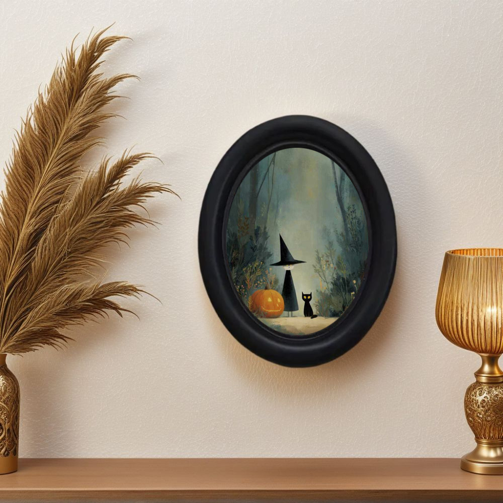 Office Furniture And Design - Trójwymiarowa, vintage'owa dekoracja ścienna na Halloween