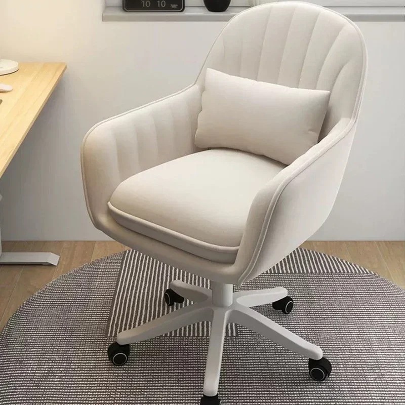 Task Chair Mid Back - Nowoczesne aksamitne krzesło biurowe z oparciem