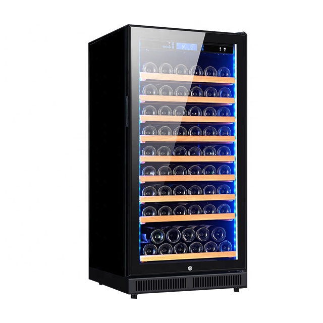 Office Furniture Zone - Wydajna lodówka na wino z chłodziarką,