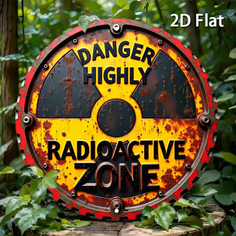 Office Furniture Zone - Vintage Distressed Radioactive Danger Zone Retro