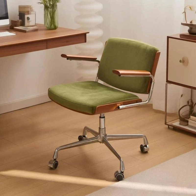 Office Furniture Ergonomic - ‌ Krzesło obrotowe w stylu vintage,
