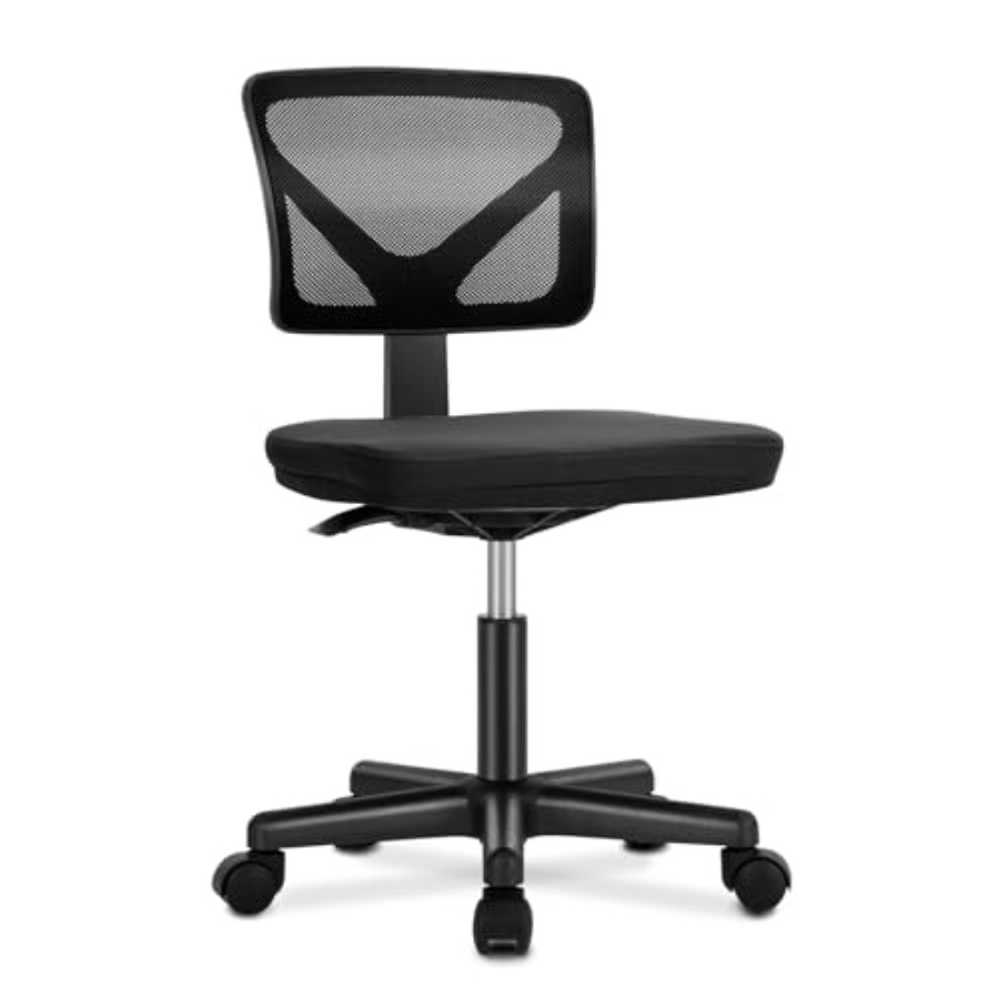 Task Chair Mid Back - Małe krzesło biurowe bez podłokietników, ergonomiczne,