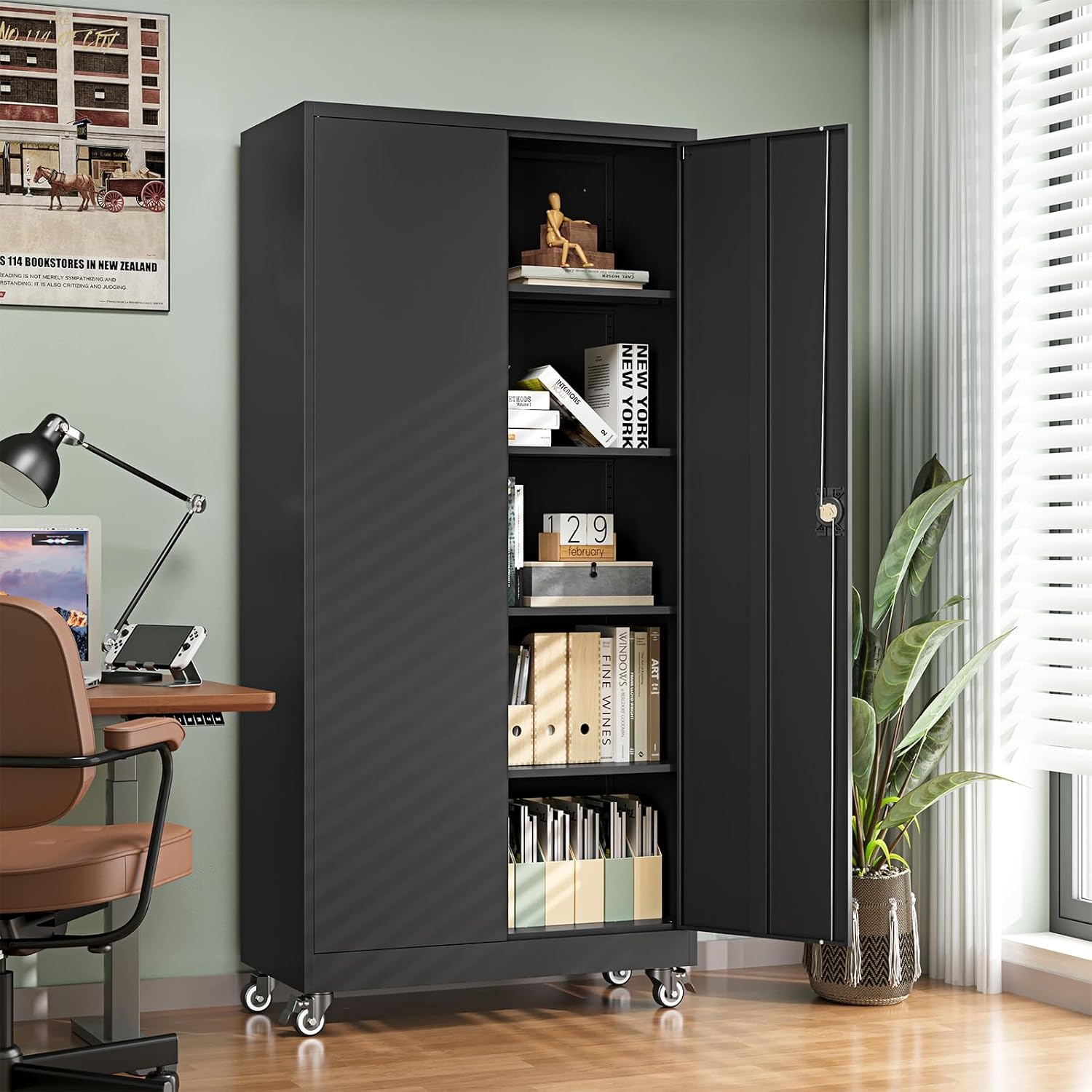 Mobilna metalowa szafka narzęd – Office Storage Cabinet recenzja i cena