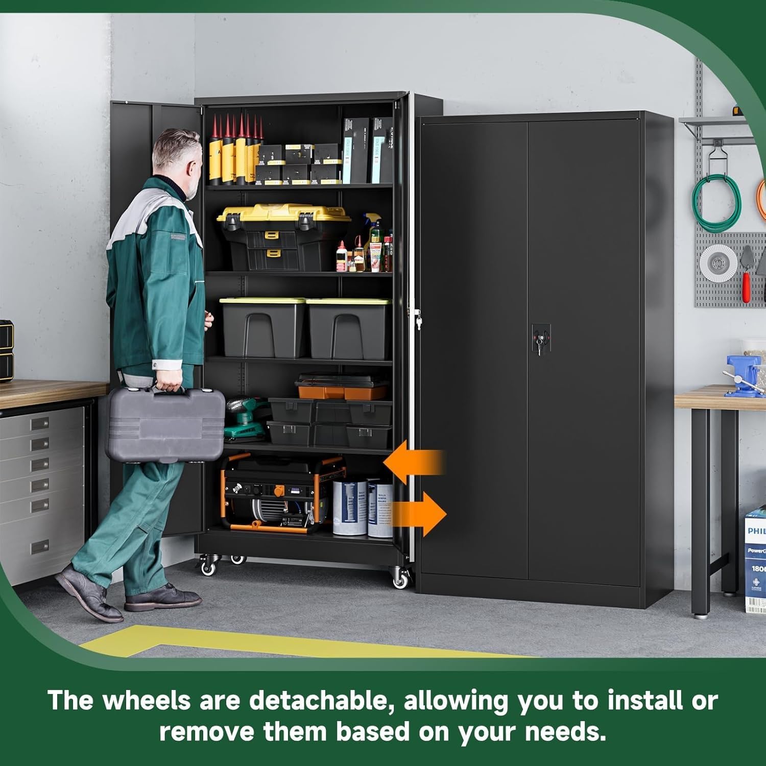 Mobilna metalowa szafka narzęd – Office Storage Cabinet recenzja i cena