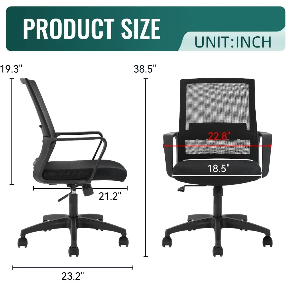 Ergonomiczne krzesło biurowe,  – Task Chair Mid Back recenzja i cena