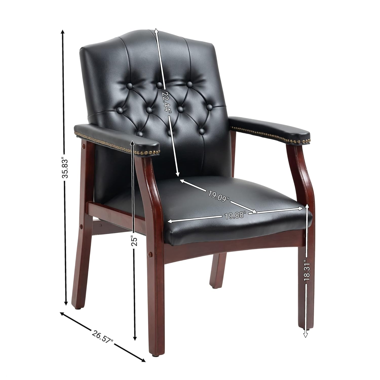 Zestaw 4 czarnych skórzanych k – Office Furniture Ergonomic recenzja i cena