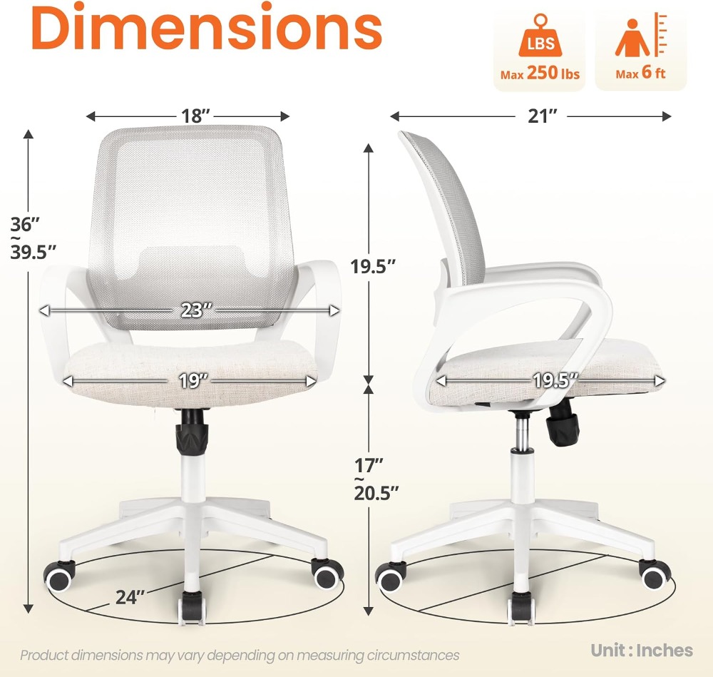 Ergonomiczne krzesło biurowe z – Task Chair Mid Back recenzja i cena