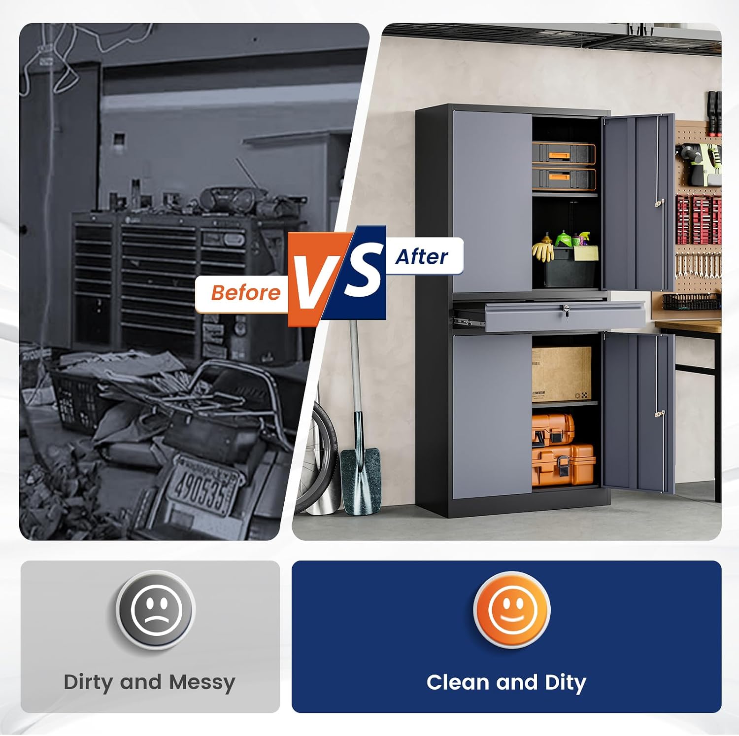 Metalowa szafka do przechowywa – Office Storage Cabinet recenzja i cena