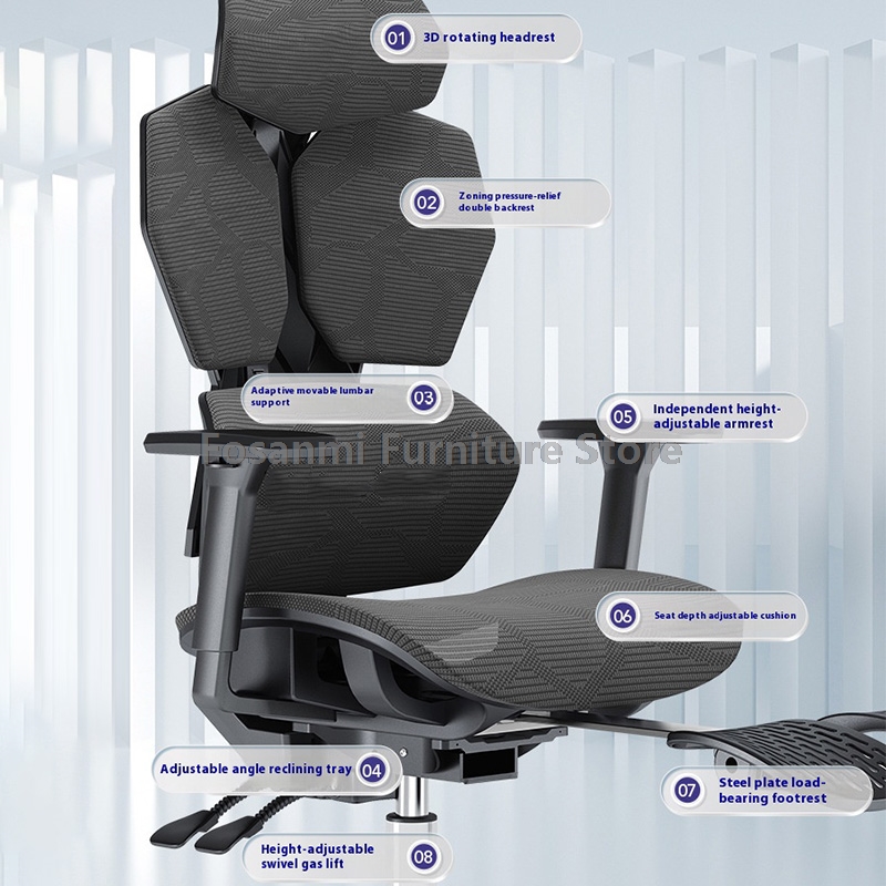 Ergonomiczne krzesło biurowe z – Office Furniture Zone recenzja i cena