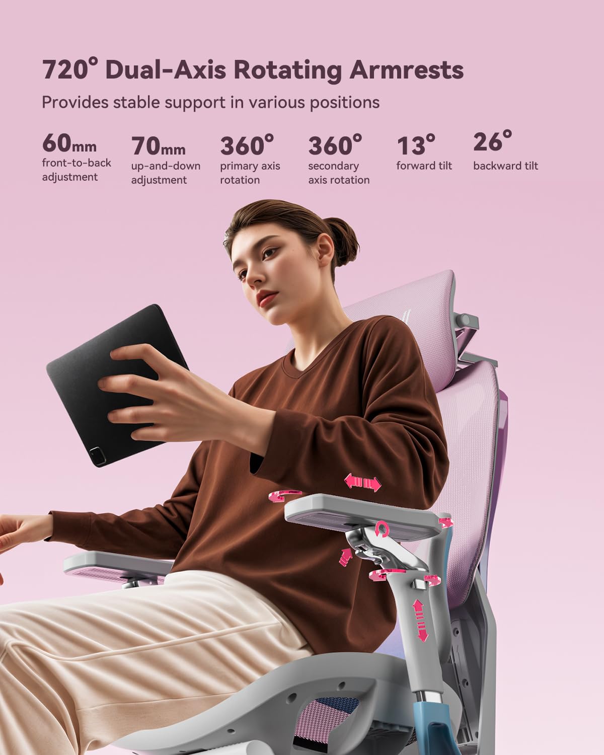 AutoFull G7 360 °   Podłokietn – Office Furniture Zone recenzja i cena