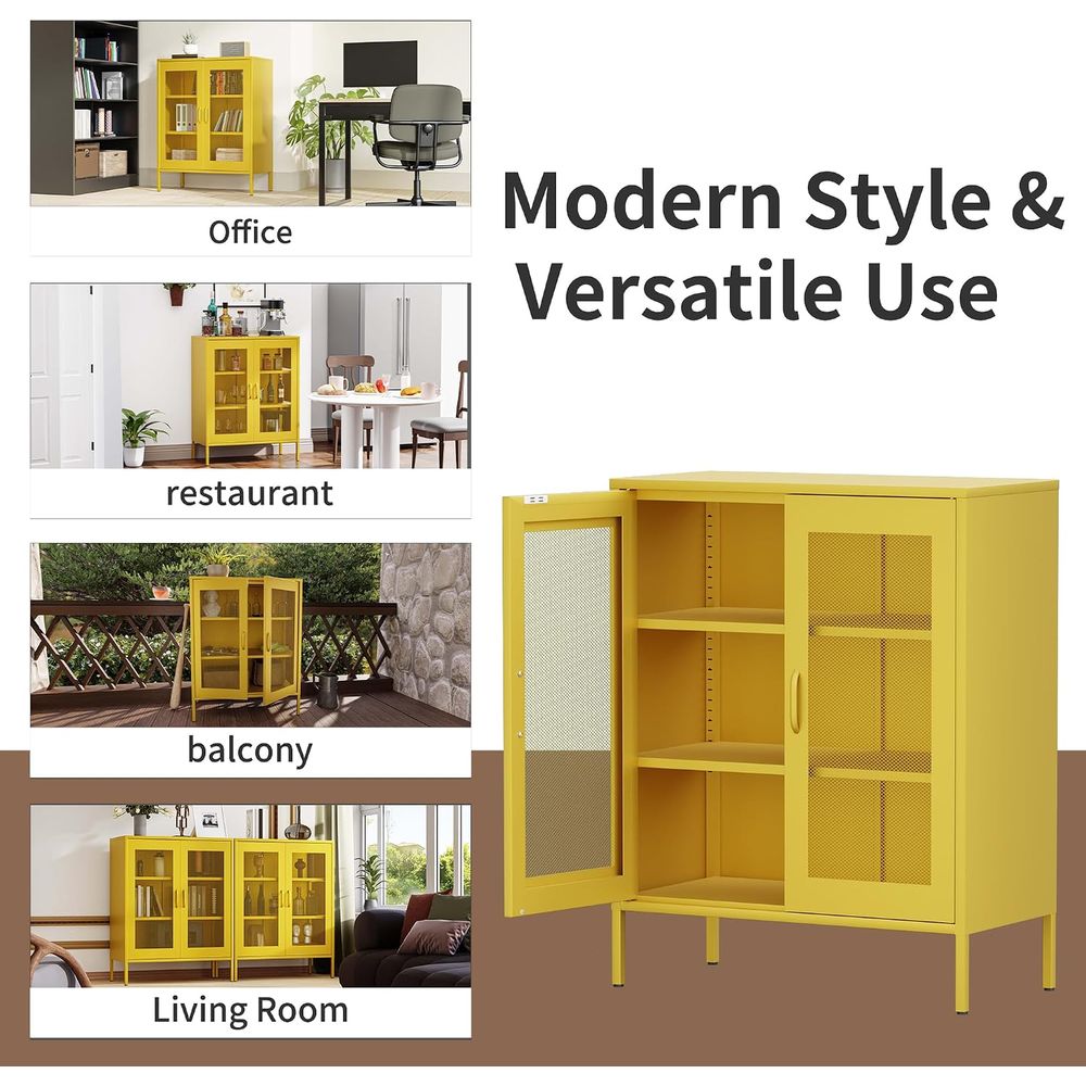 Metalowa szafka siatkowa z reg – Office Storage Cabinet recenzja i cena