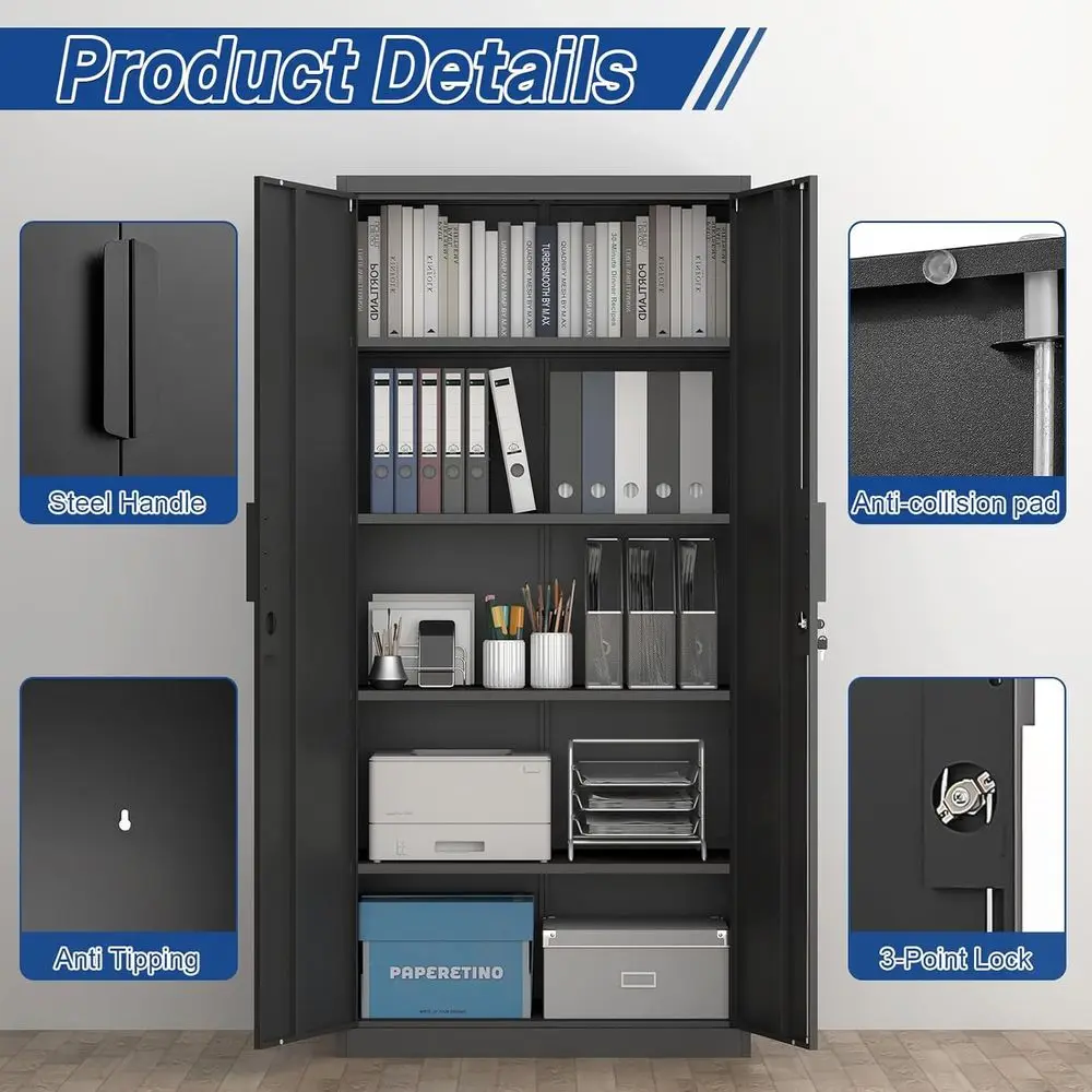 Szafka metalowa o dużej wytrzy – Office Storage Cabinet recenzja i cena