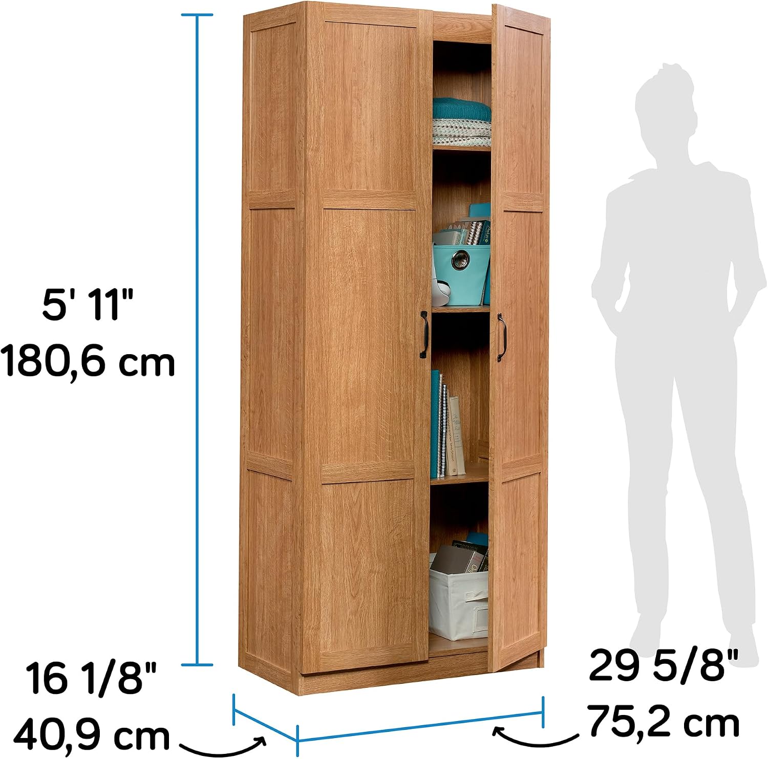 Wysoka szafka do przechowywani – Office Storage Cabinet recenzja i cena