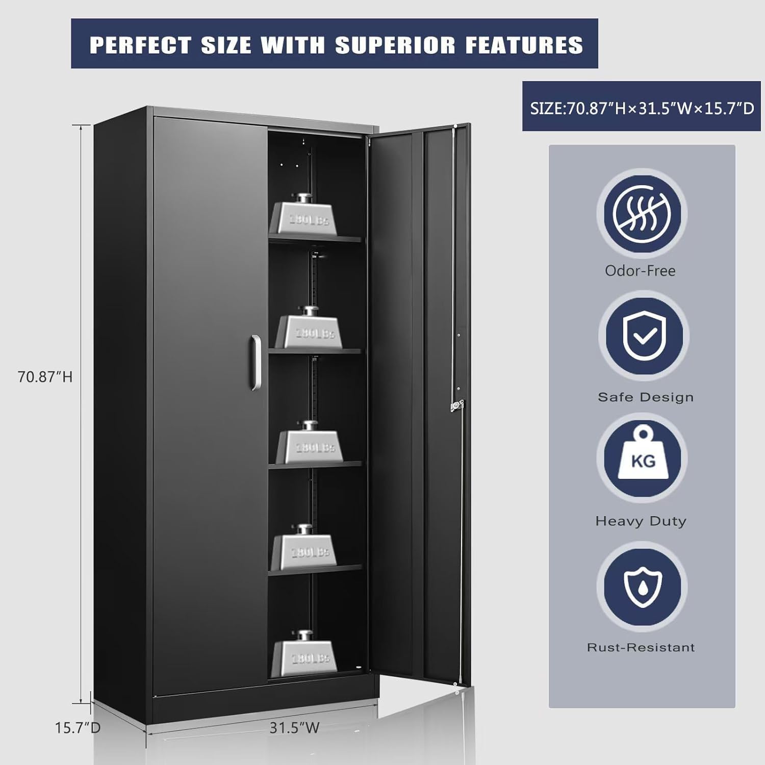Metalowa szafka do przechowywa – Office Storage Cabinet recenzja i cena