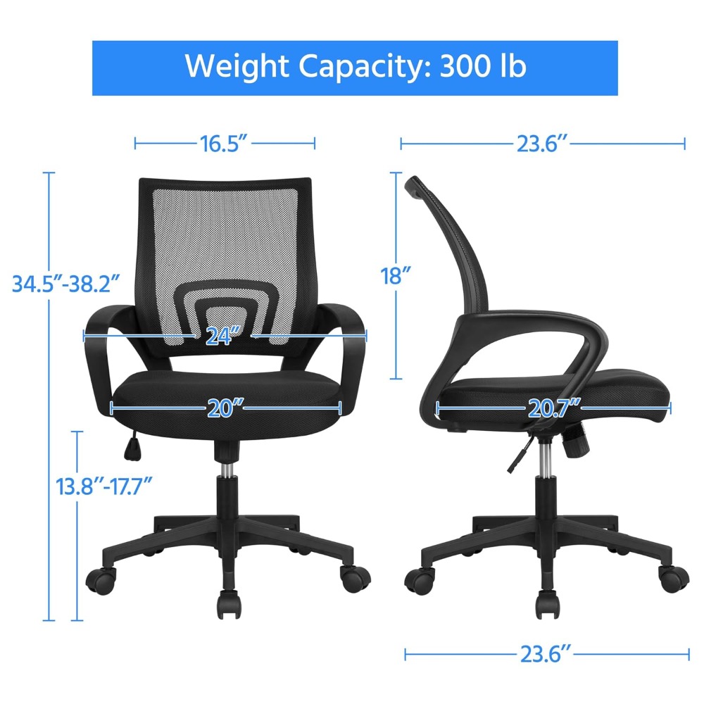 Ergonomiczne krzesło biurowe z – Task Chair Mid Back recenzja i cena