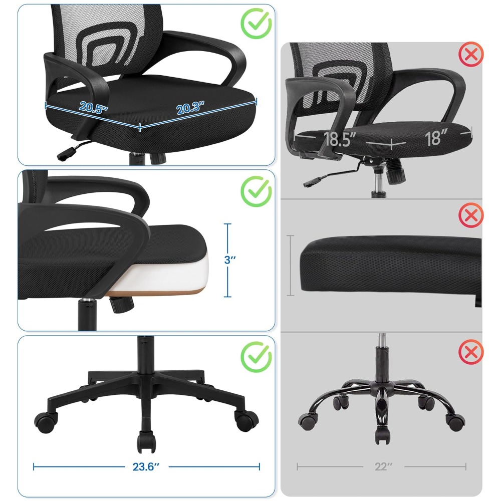 Ergonomiczne krzesło biurowe z – Task Chair Mid Back recenzja i cena