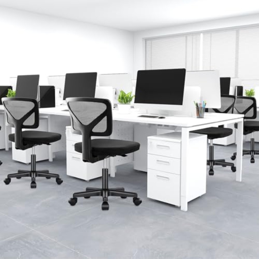 Małe krzesło biurowe bez podło – Task Chair Mid Back recenzja i cena