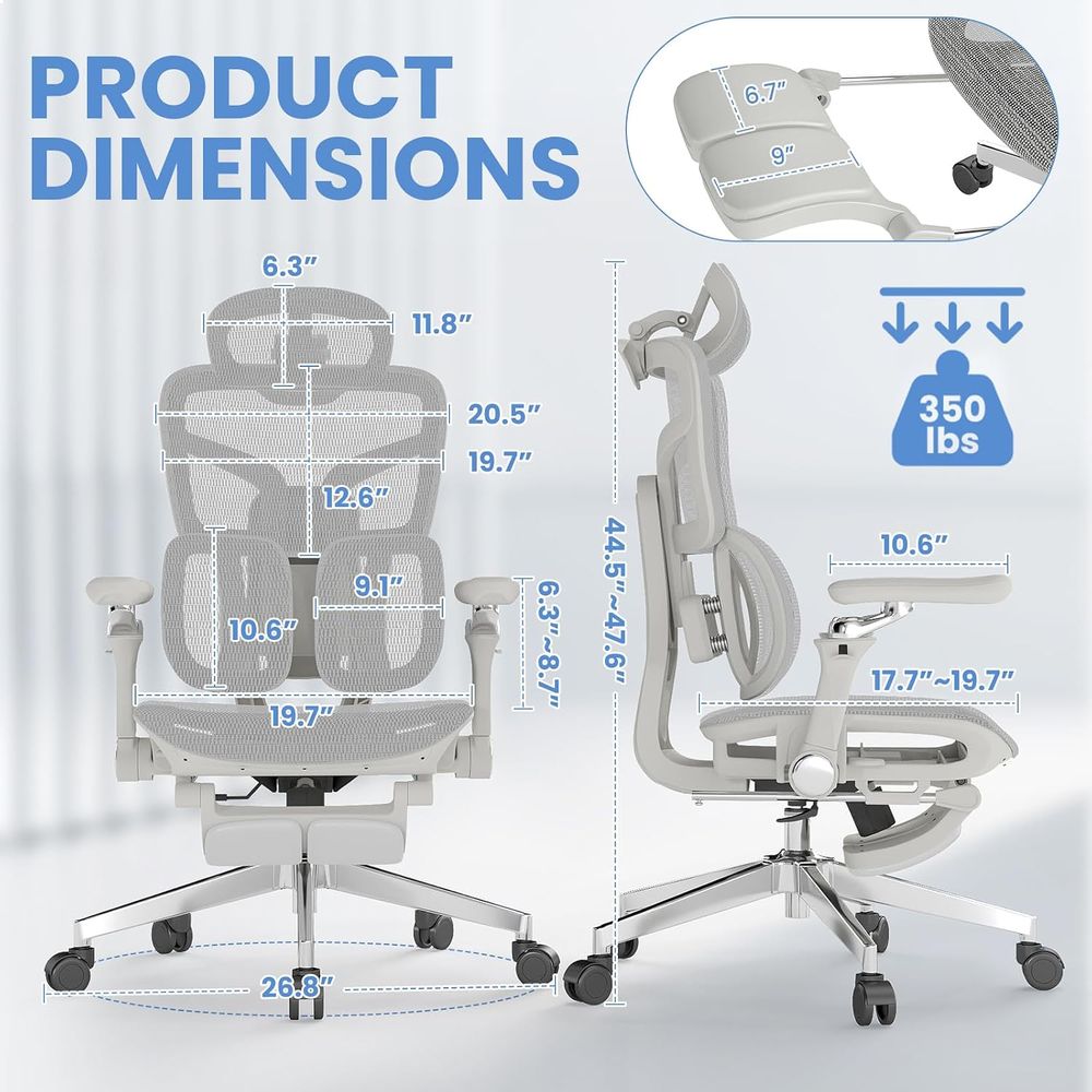 Ergonomiczne krzesło biurowe z – Office Furniture Zone recenzja i cena